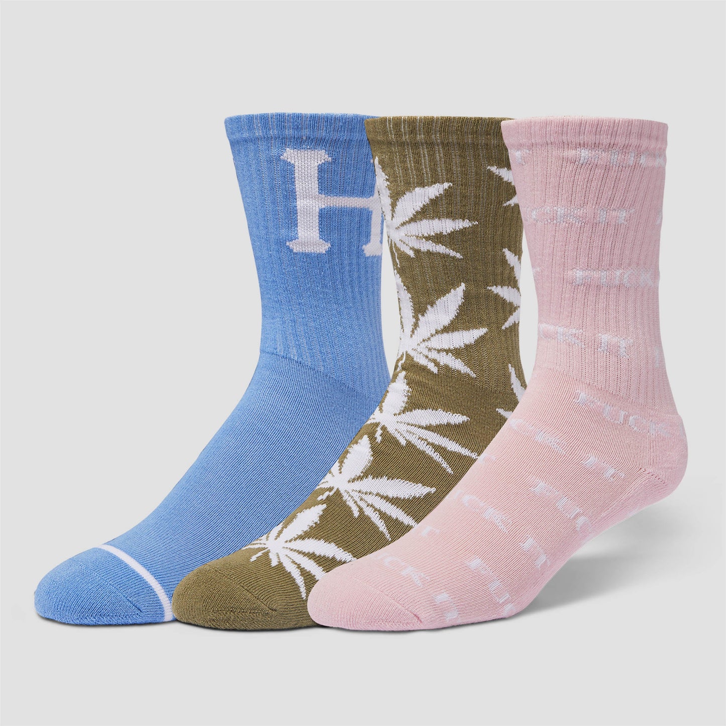 HUF Huf Variety 3 Pack Sock Multi