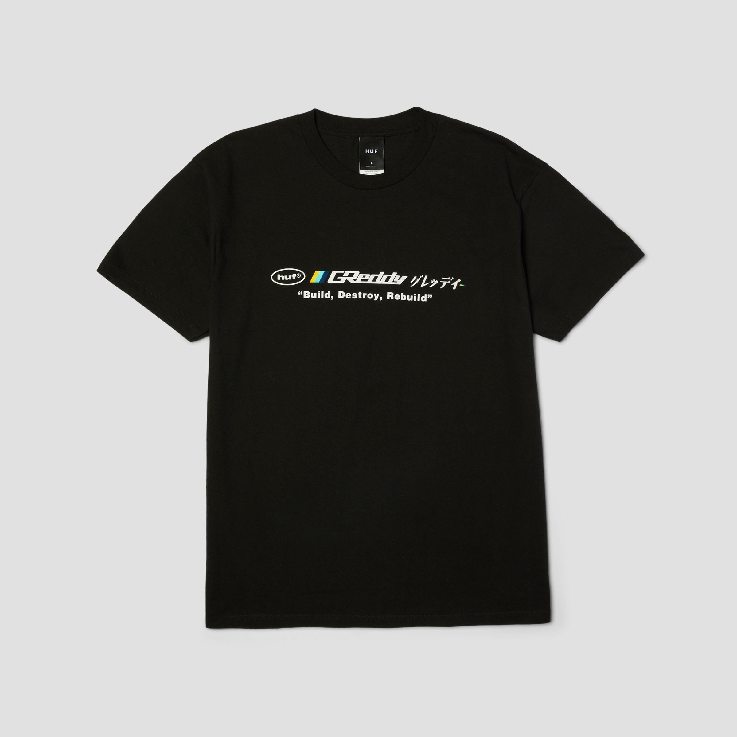 HUF x GReddy Motors T-Shirt Black