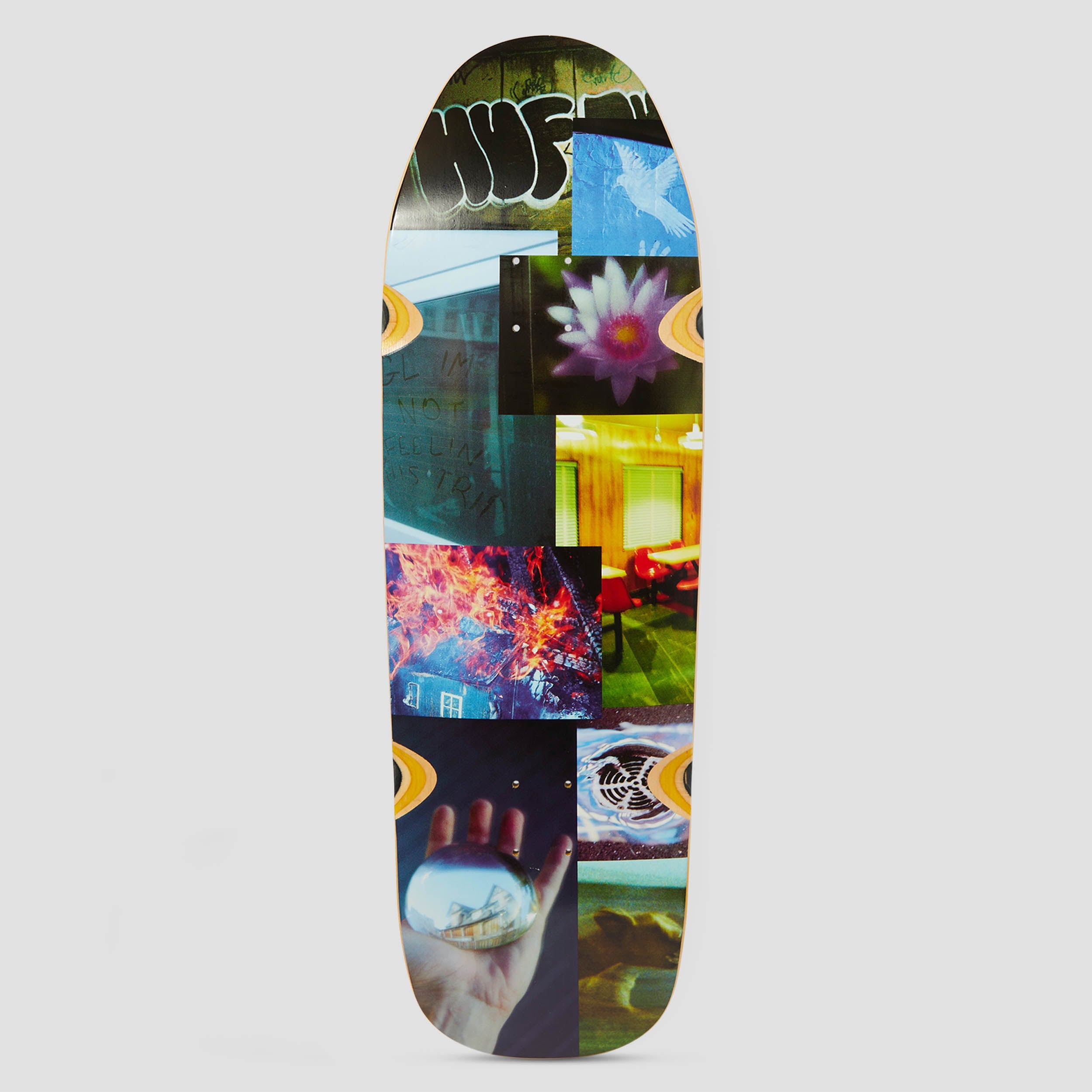 Huf x Kodak 9.8 Collage Filmer Cruiser Skateboard Deck