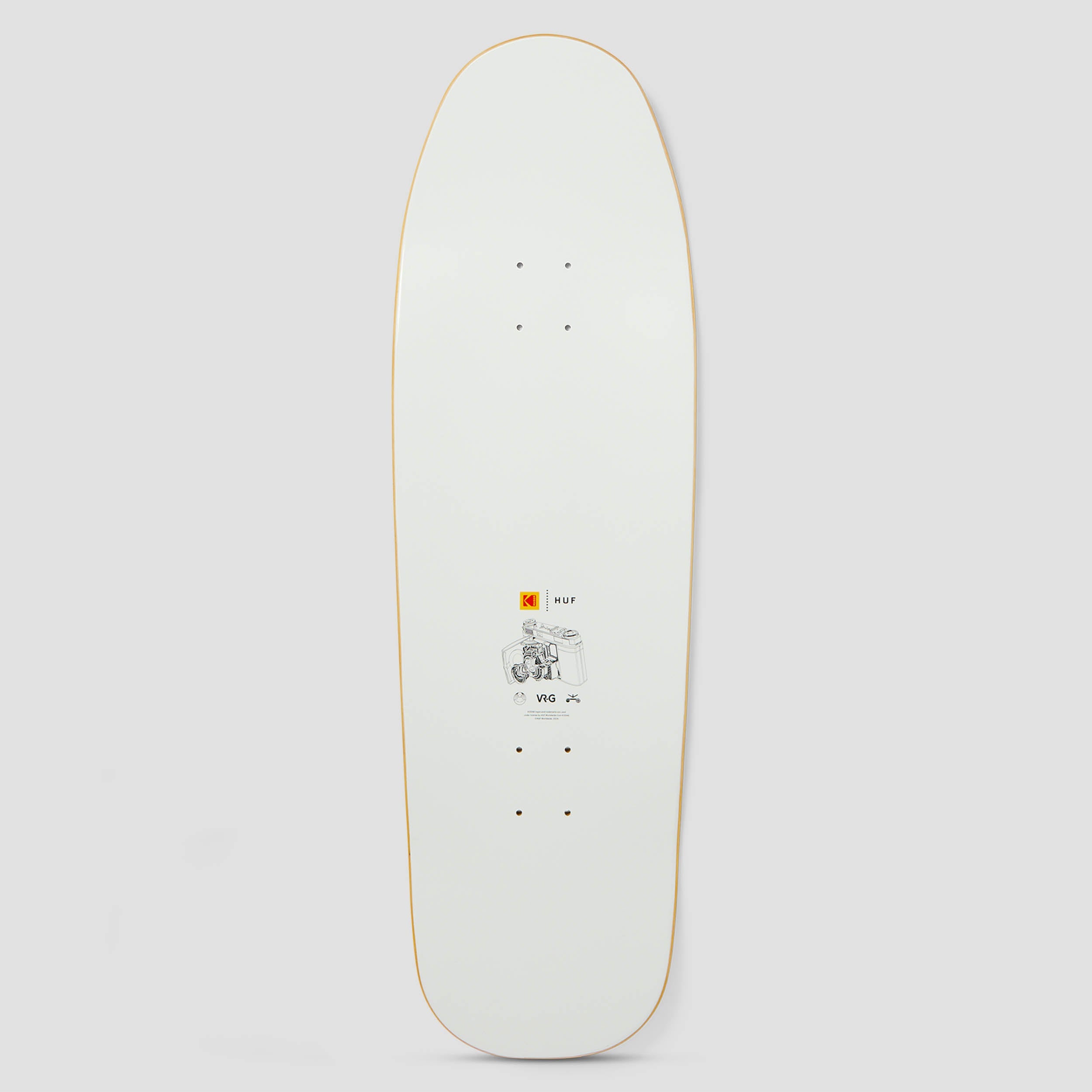 Huf x Kodak 9.8 Collage Filmer Cruiser Skateboard Deck