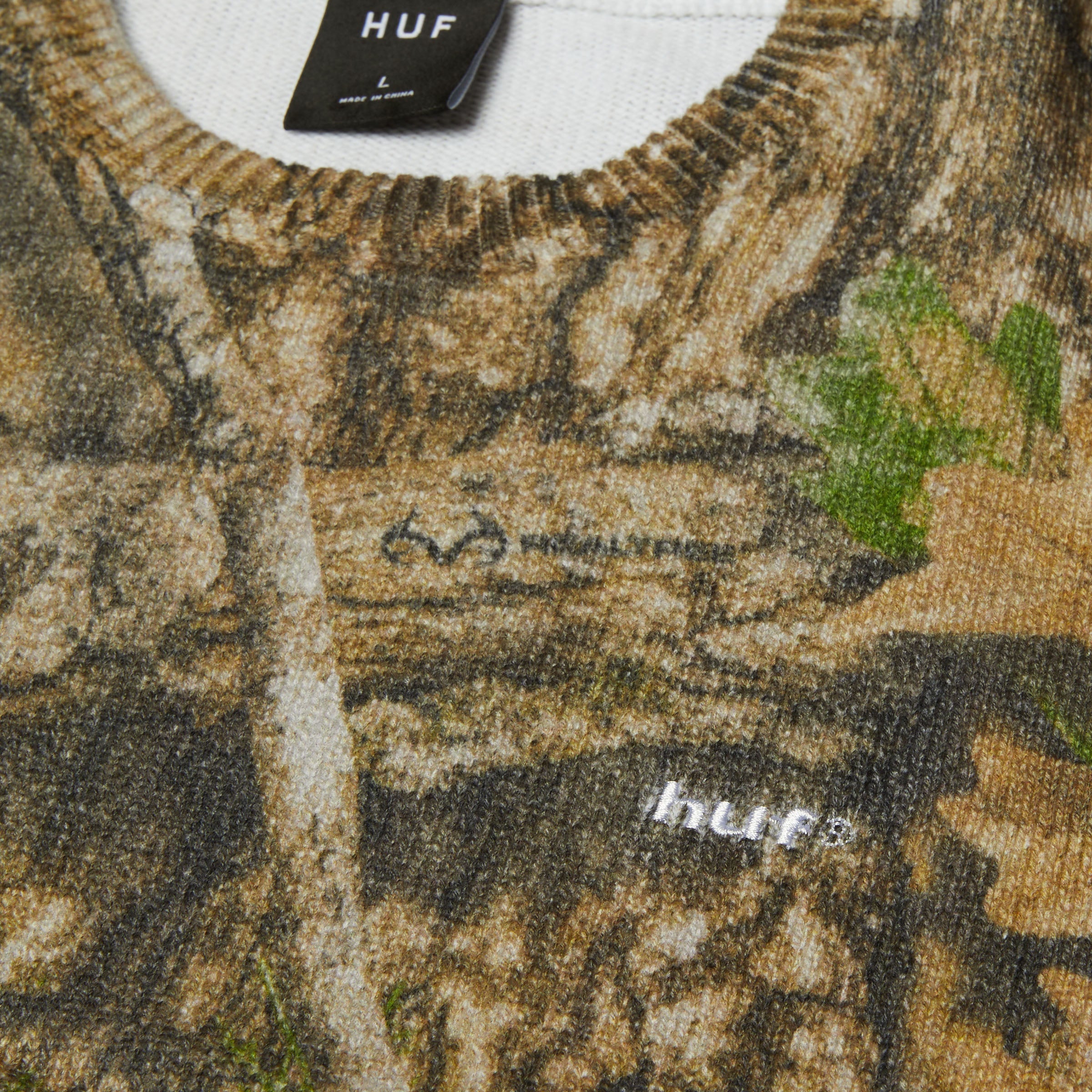 HUF X Realtree Crew Sweater Camo
