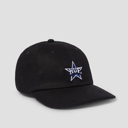 Huf All Star 6 Panel CV Hat Black