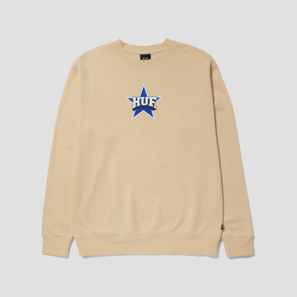 Huf All Star Crewneck Wheat