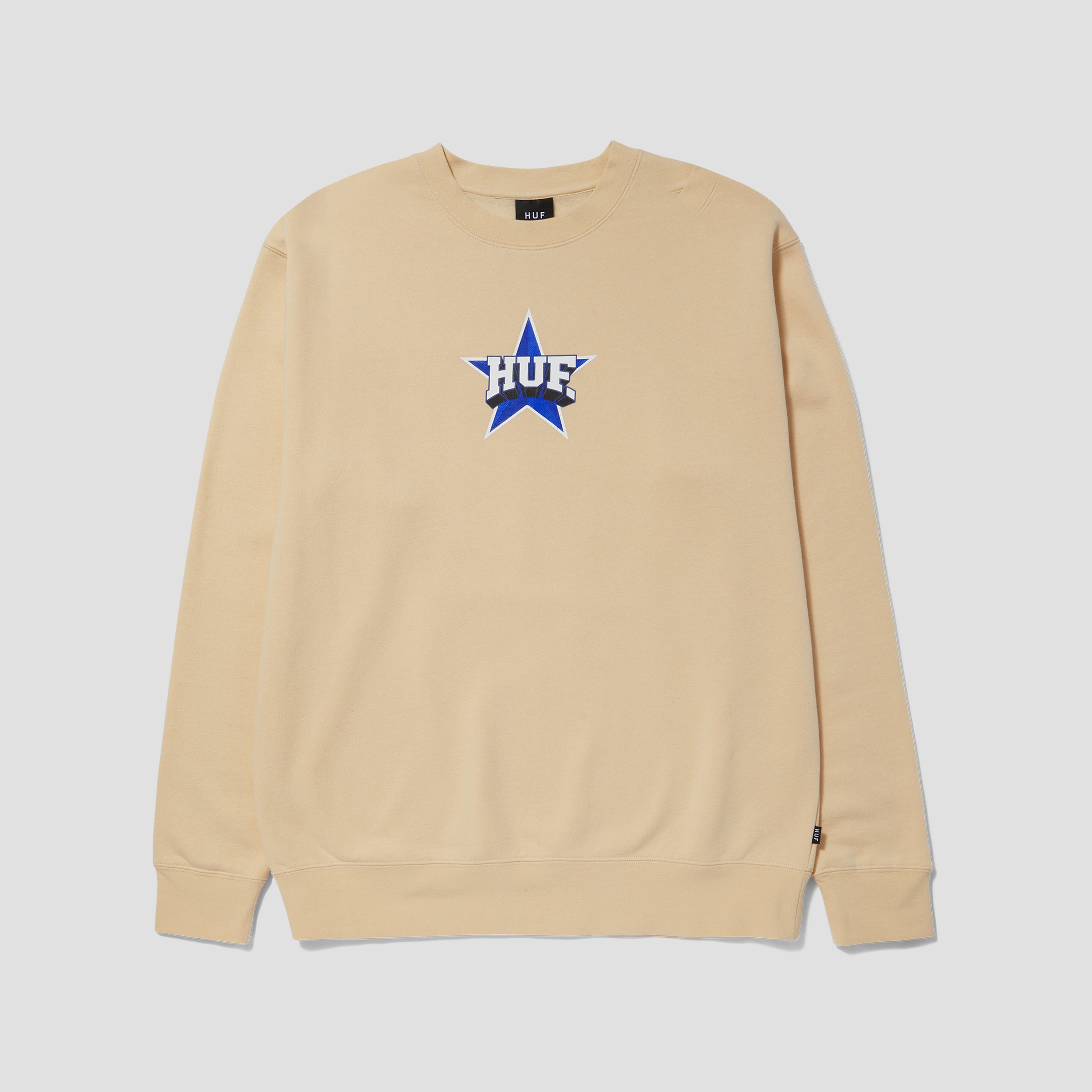 Huf All Star Crewneck Wheat