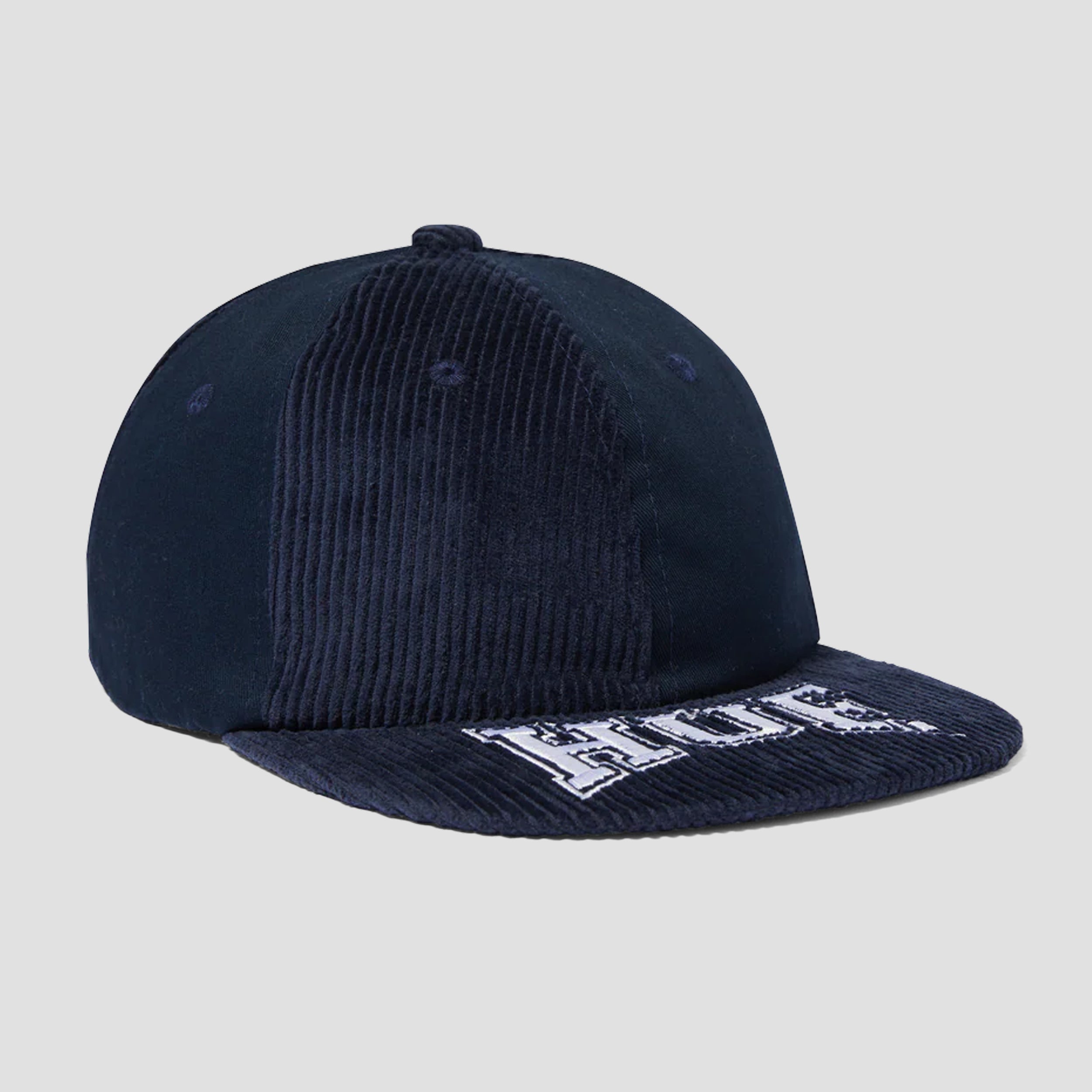 HUF Classic H Pin Wheel  6 Panel Hat Navy