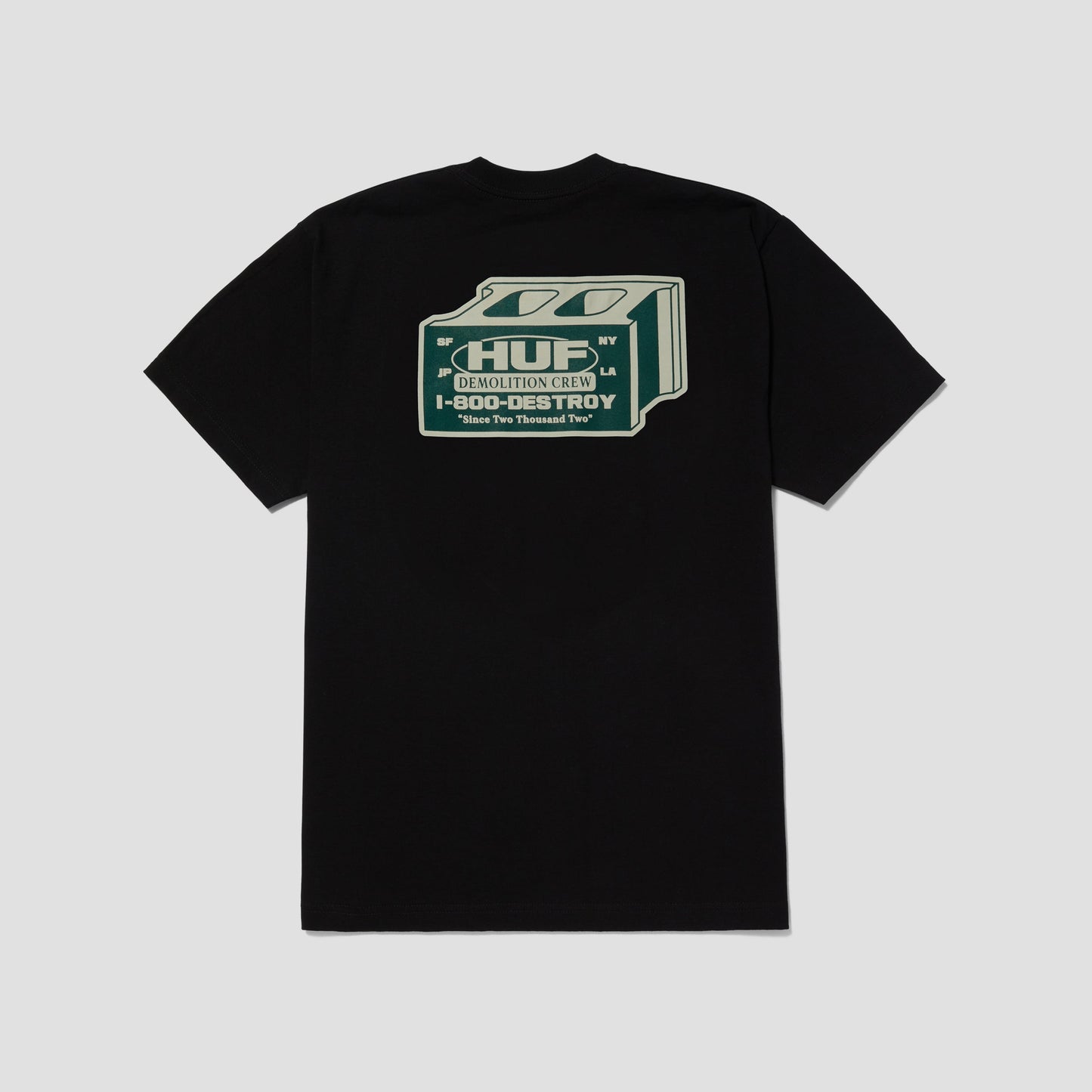 Huf Demolition Crew T-Shirt Black