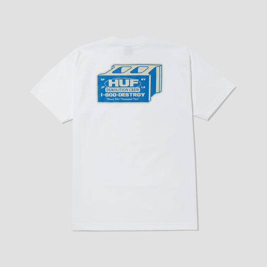 Huf Demolition Crew T-Shirt White