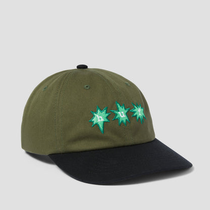 Huf Enlightenment 6 Panel Snapback Olive