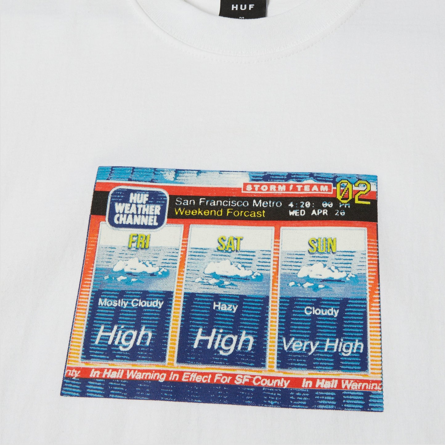 Huf Forecast T-Shirt White