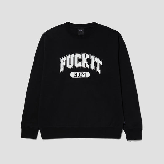 Huf Fuck It Crewneck Black