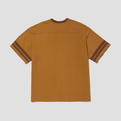 Huf Fuck It Football Shirt Caramel