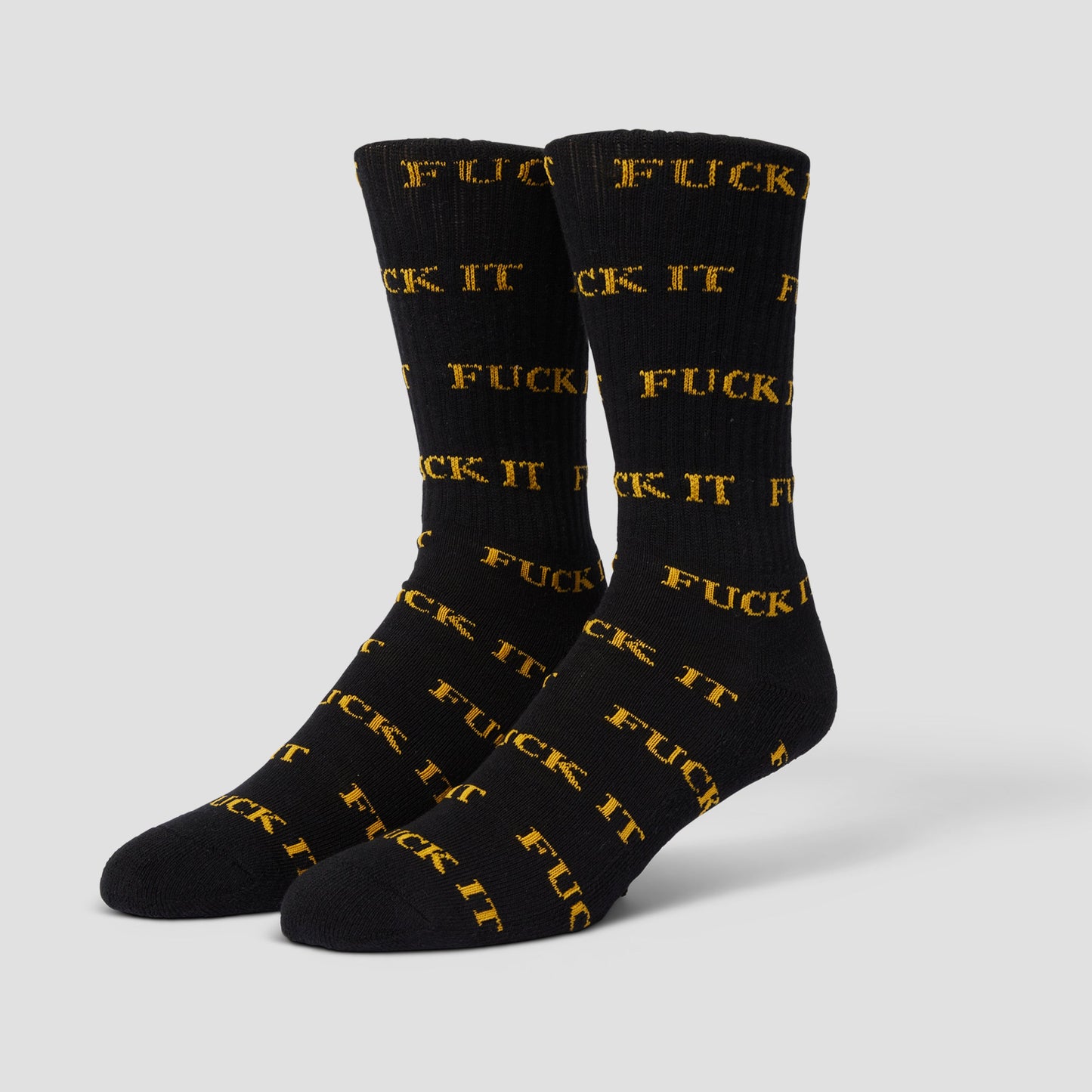 Huf Fuck It Socks Black/Orange