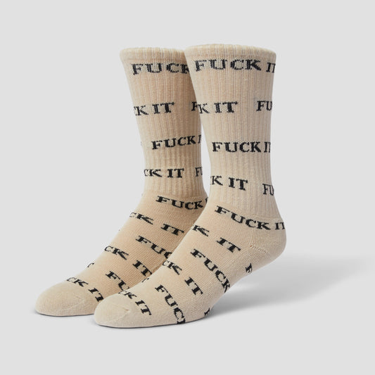 Huf Fuck It Socks Natural