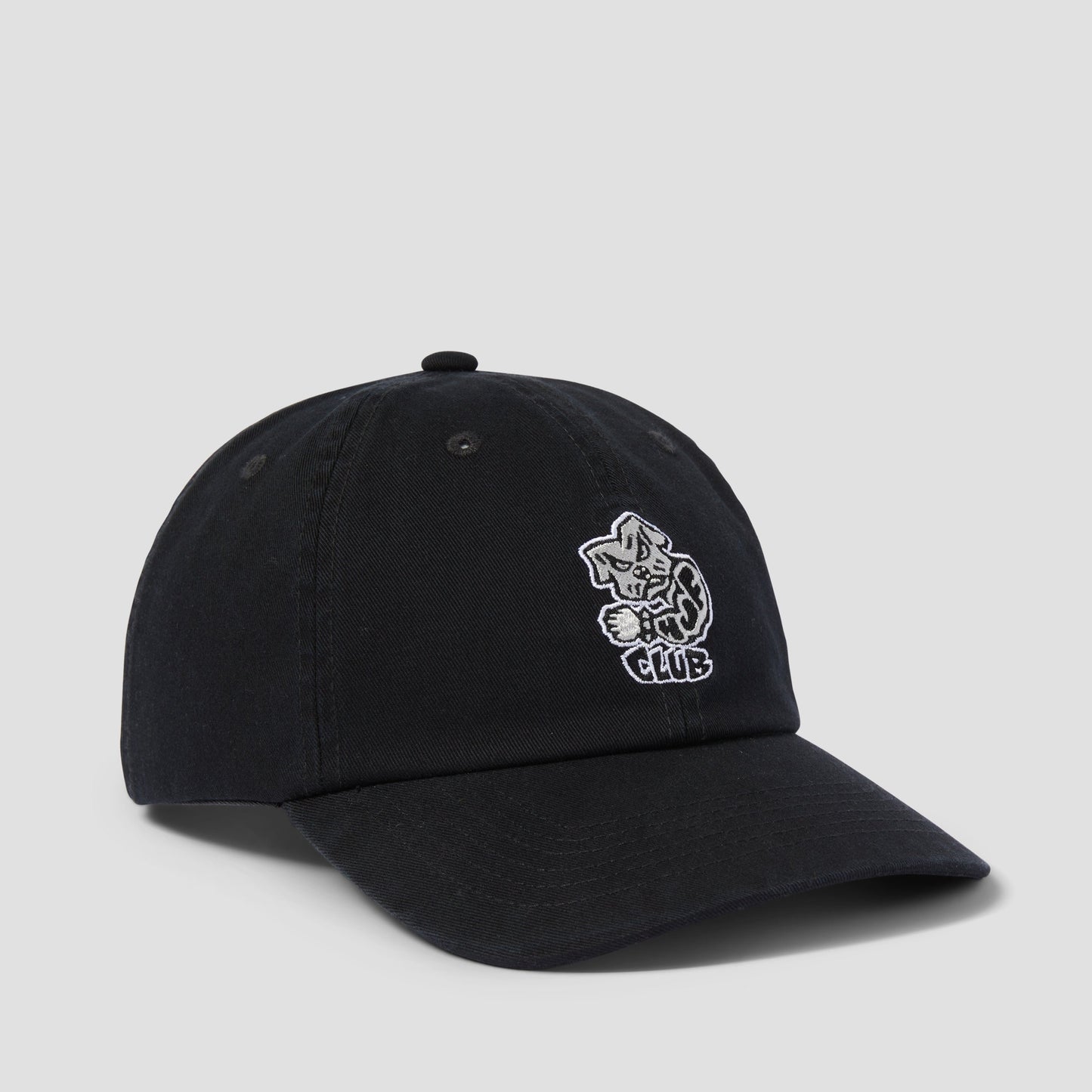 Huf Club 6 Panel CV Hat Black