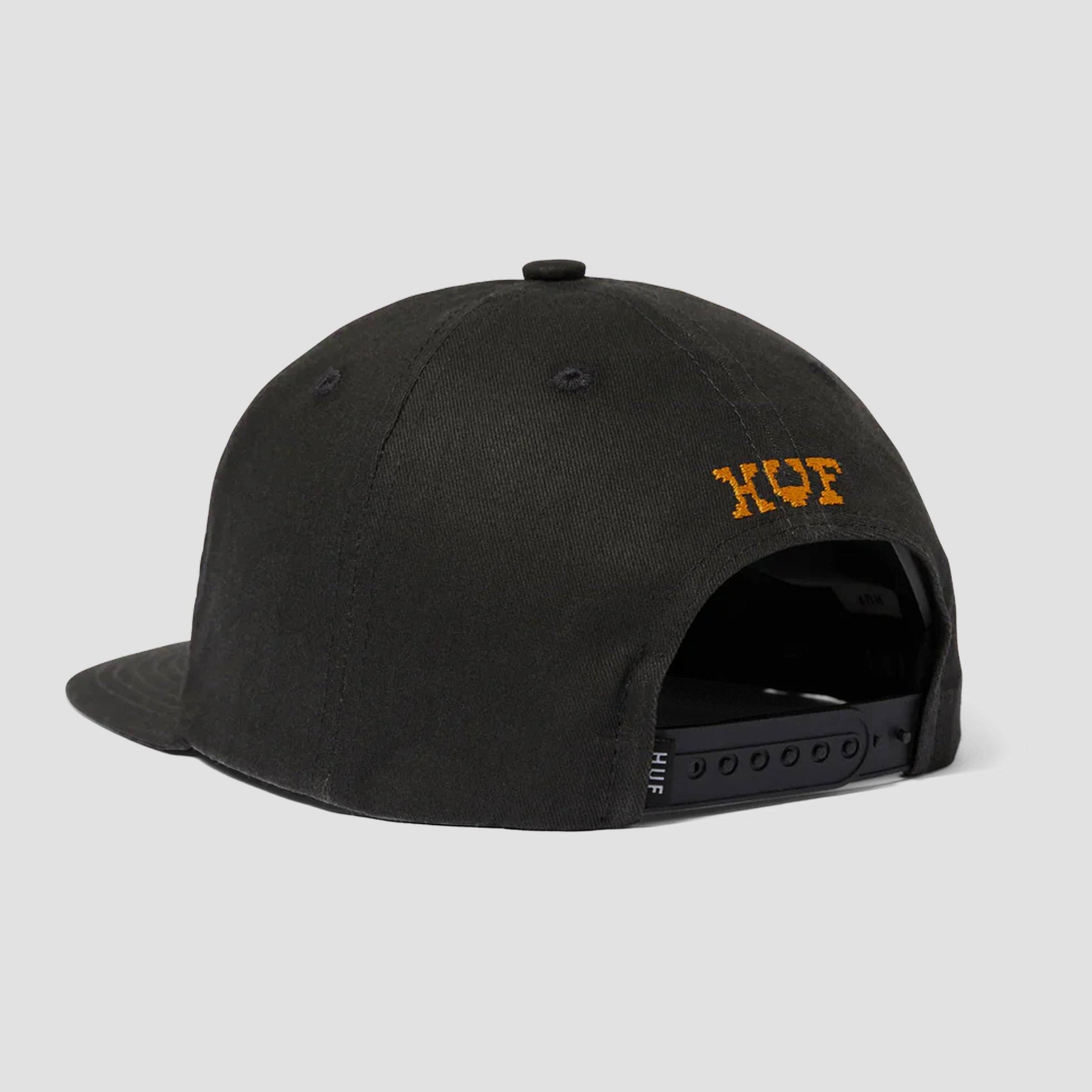 HUF Small Horse Snapback Black