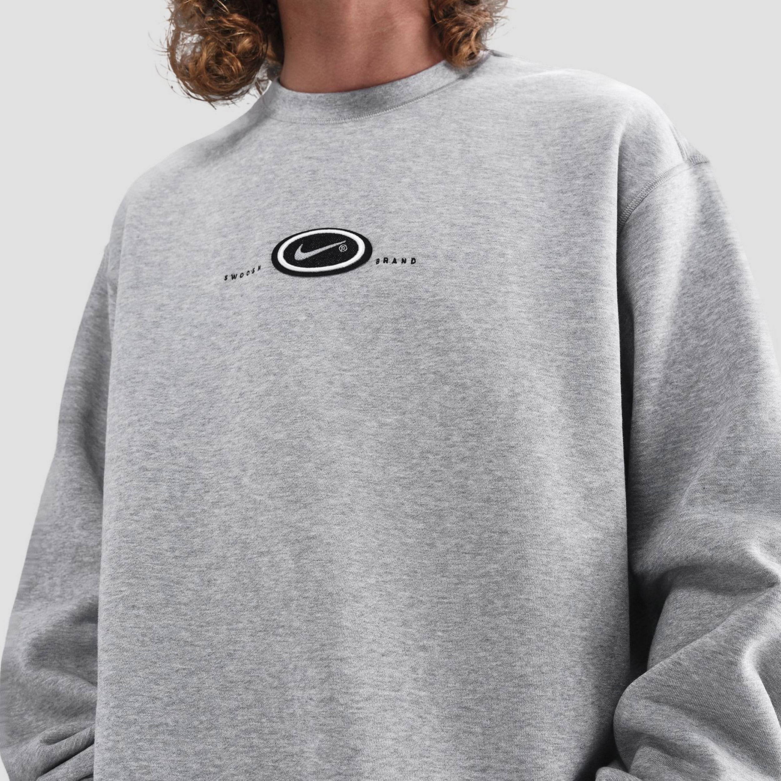 Nike SB BB Koston Fleece Crew Heather Grey