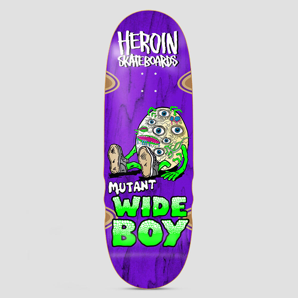 Heroin 10.4 Mutant Wide Boy Skateboard Deck