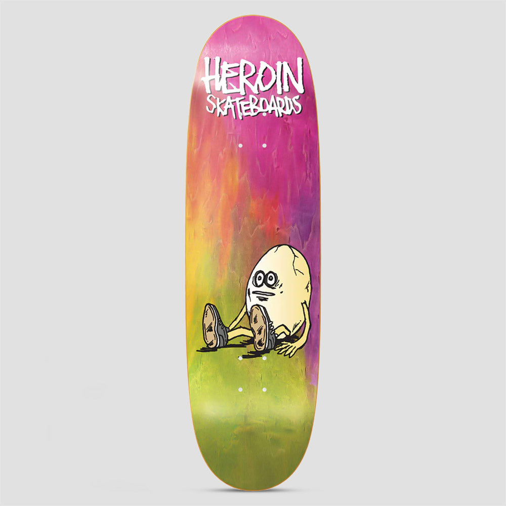 Heroin 9.125 Rainbow Egg Skateboard Deck