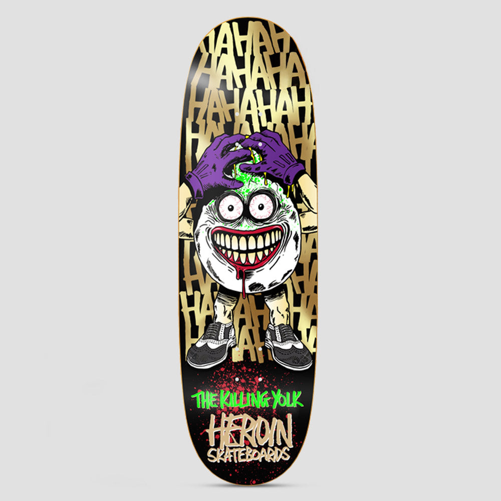 Heroin 9.25 Killing Yolk Skateboard Deck