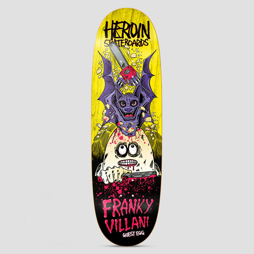 Heroin 9.5 Franky Villani Guest Egg Skateboard Deck