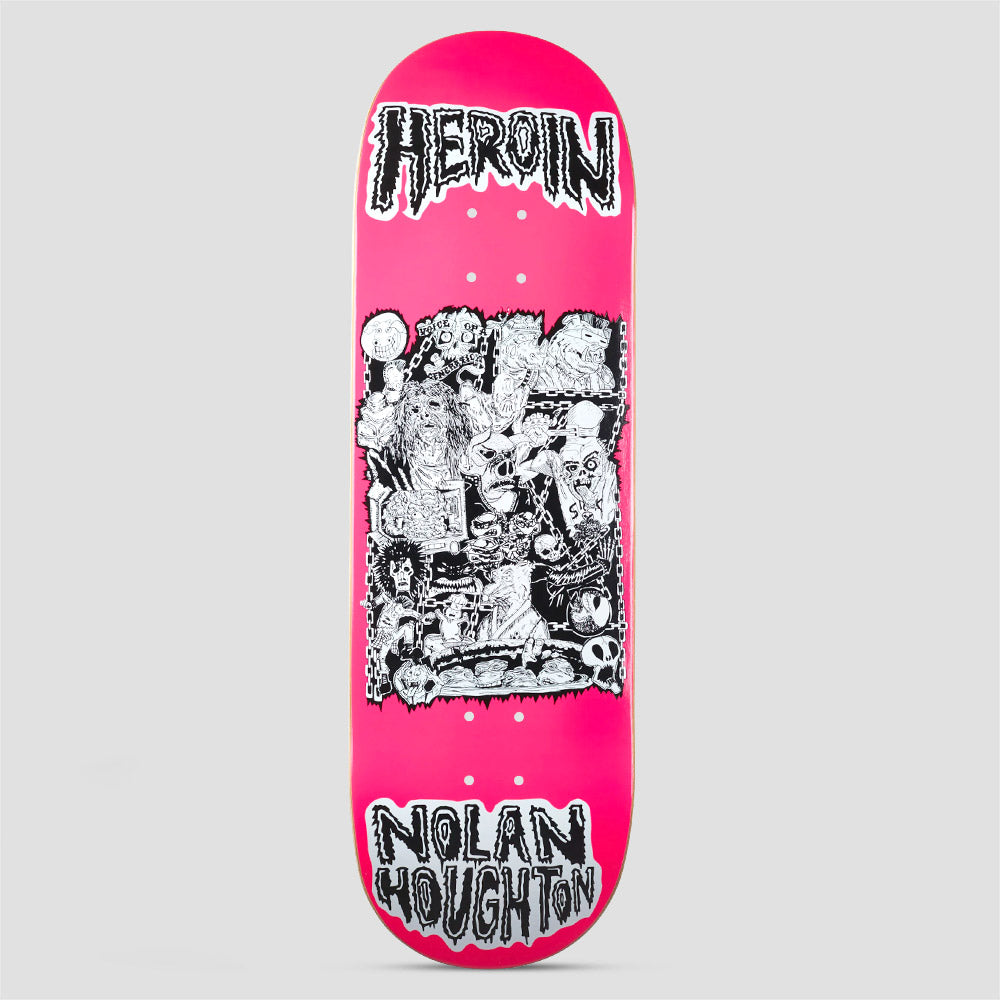 Heroin 9.5 Nolan Houghton Allegory of Fear Skateboard Deck