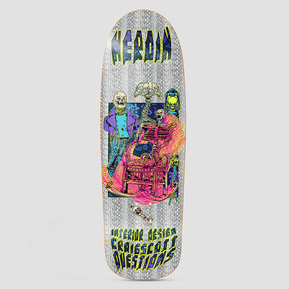 Heroin 10 Craig Questions Hellscape Skateboard Deck