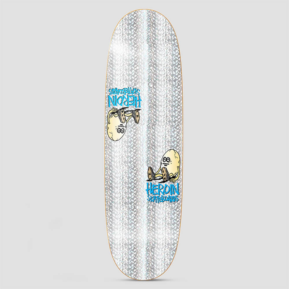 Heroin 9.25 Symmetrical Holo Egg Skateboard Deck