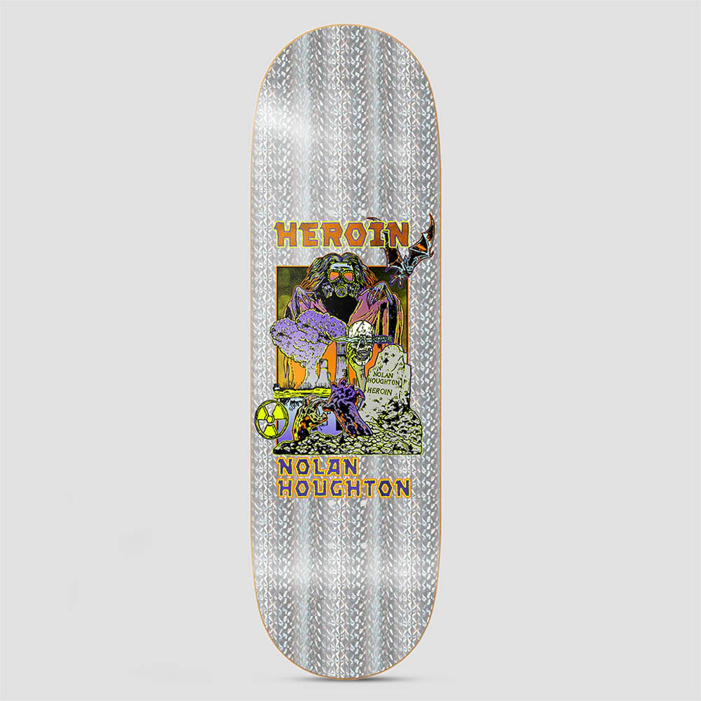 Heroin 9.5 Nolan Houghton Hellscape Skateboard Deck