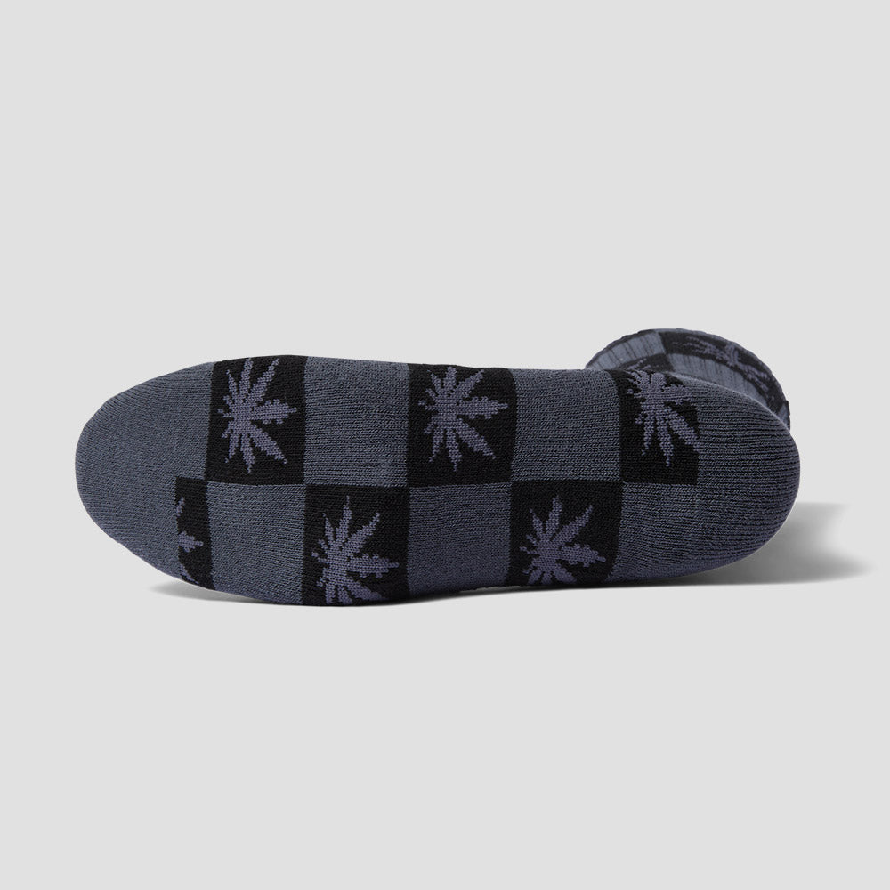 Huf Checkered Plantlife Socks Black