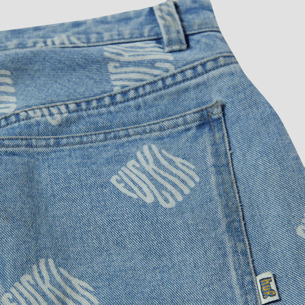 Huf Cromer Print Pant Blue