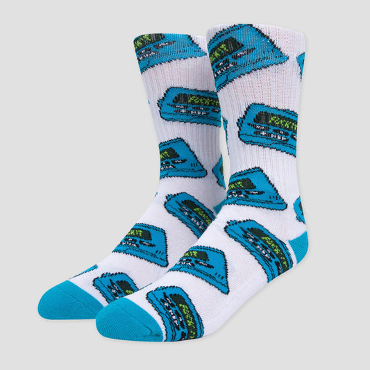 Huforola Crew Socks Blue