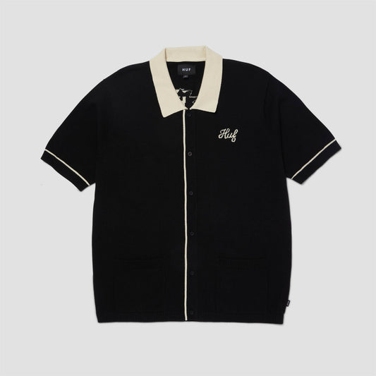 HUF Icarus Shortsleeve Knit Top Black