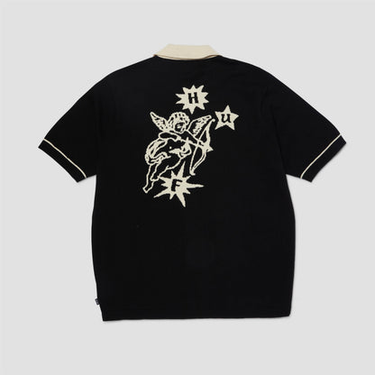 HUF Icarus Shortsleeve Knit Top Black