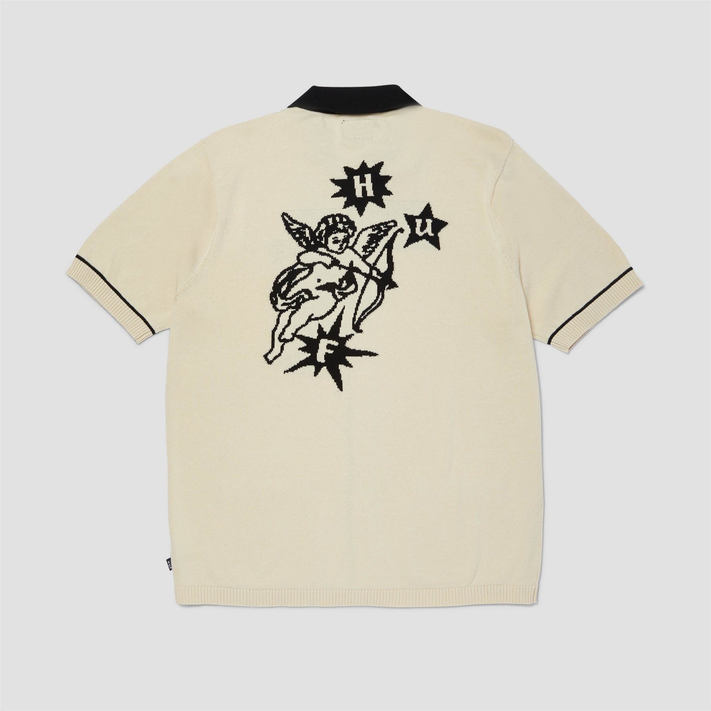 HUF Icarus Shortsleeve Knit Top Natural