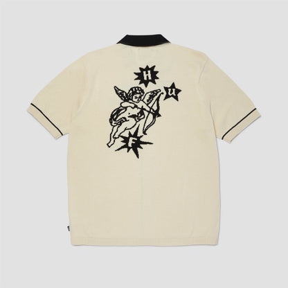 HUF Icarus Shortsleeve Knit Top Natural