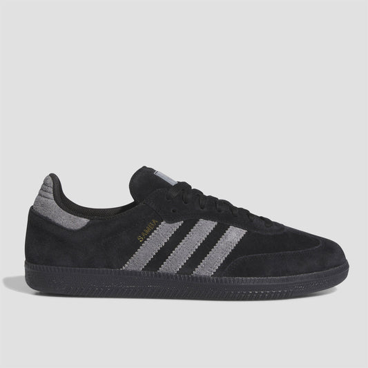 Adidas Samba ADV Skate Shoes Core Black / Grey Four / Gold Metallic