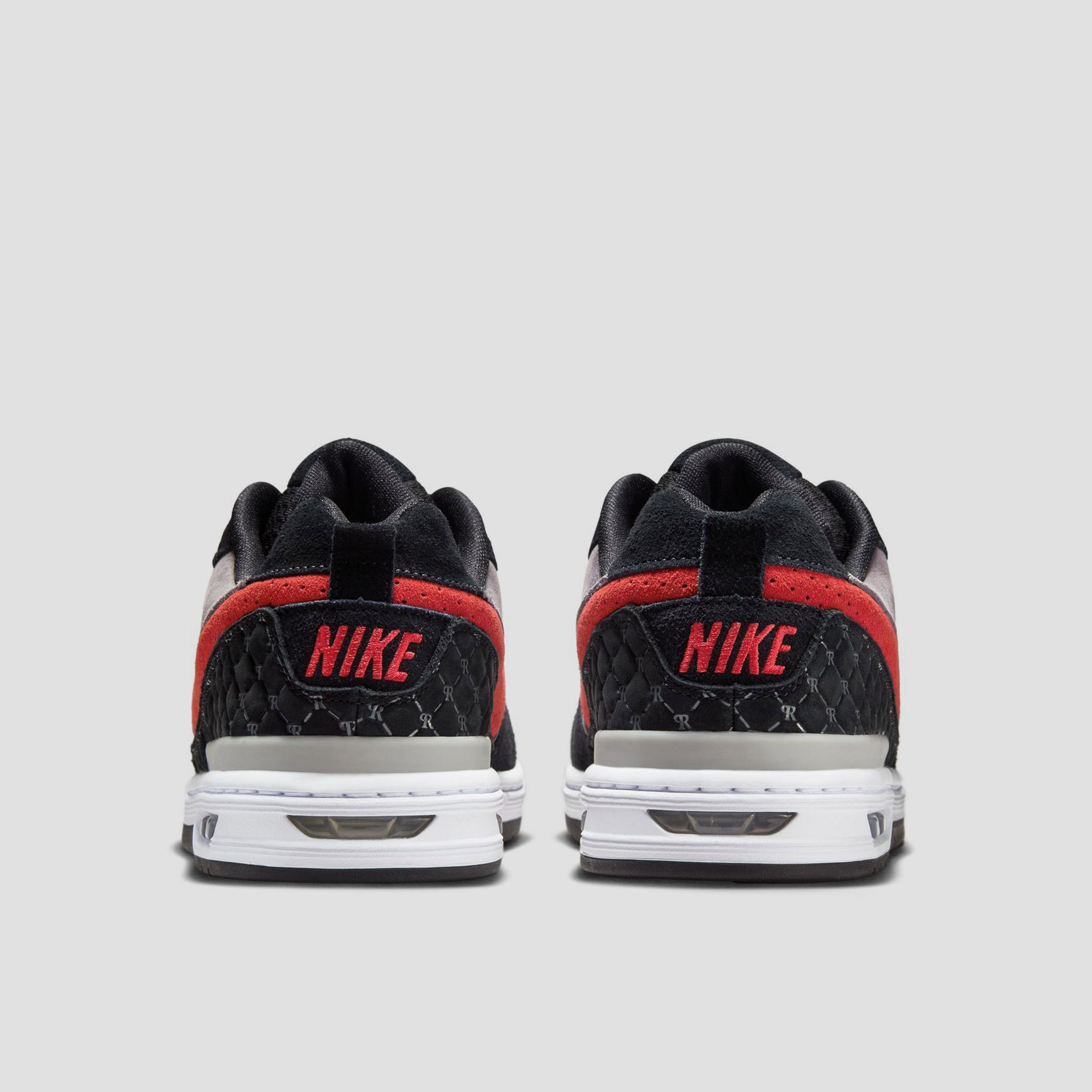 Nike SB Zoom Air Low P-Rod Skate Shoes Black / Varsity Red / Flint Grey / Black