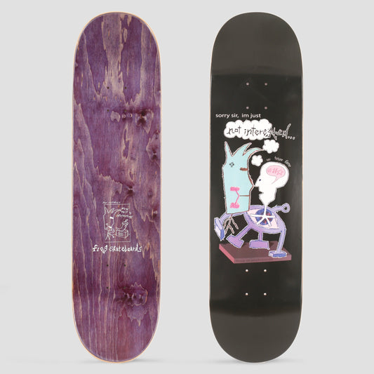 Frog 8.38 Not Interested Pat G Skateboard Deck Black