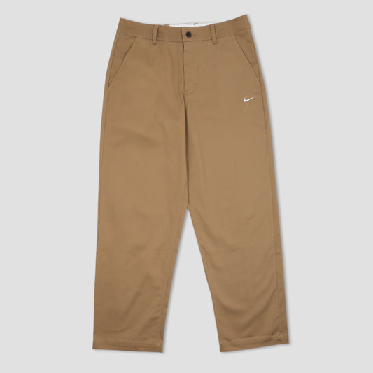 Nike Unlined Cotton Chino Pants DK Driftwood / White