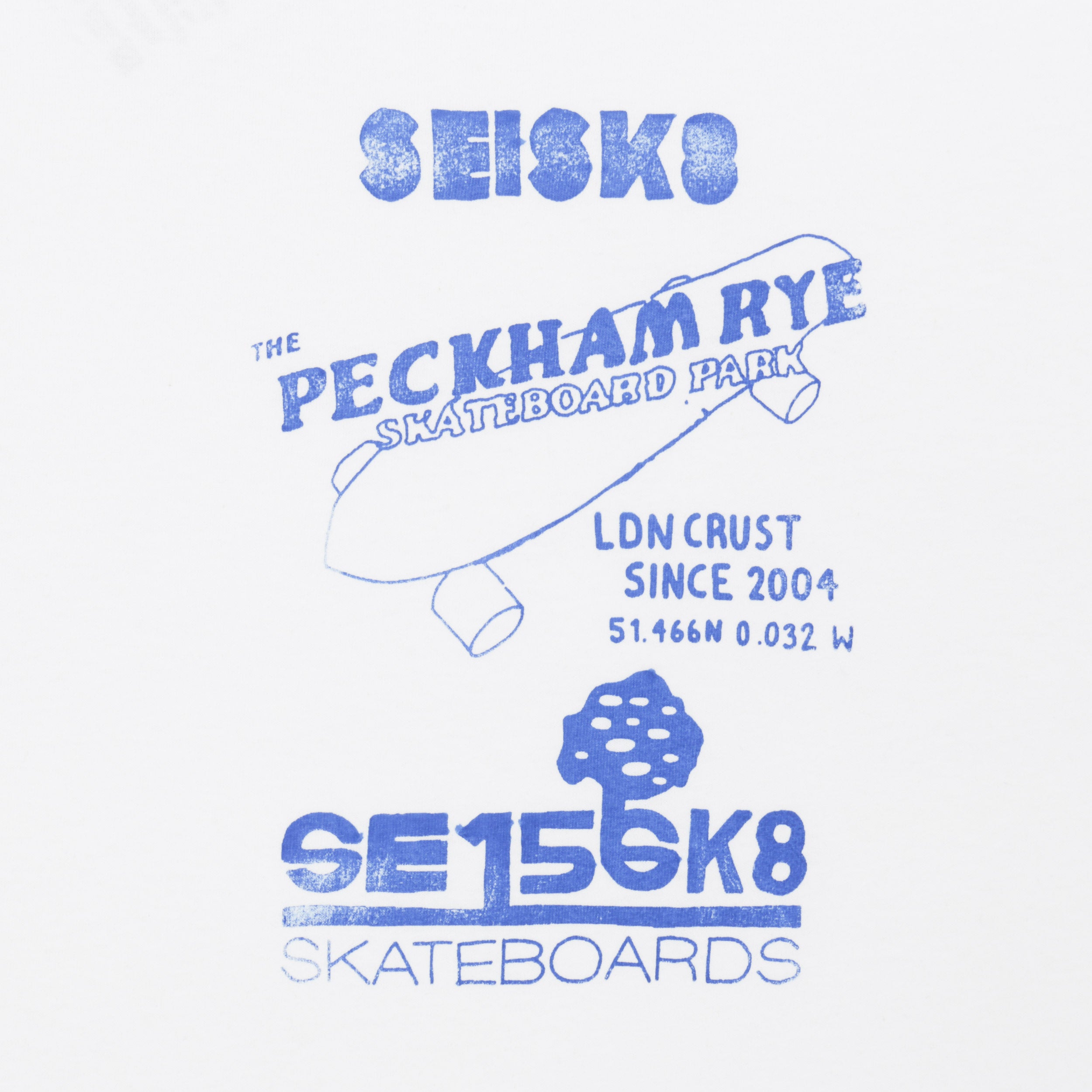 SE15SK8 Nostalgia T-Shirt White