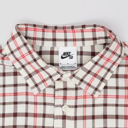 Nike SB Flannel Long Sleeve Woven Shirt Coconut Milk / Light Bone