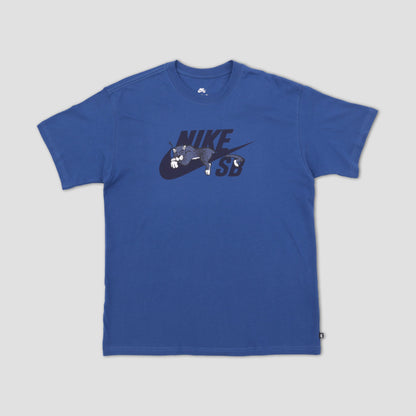 Nike SB Leopard T-Shirt Court Blue