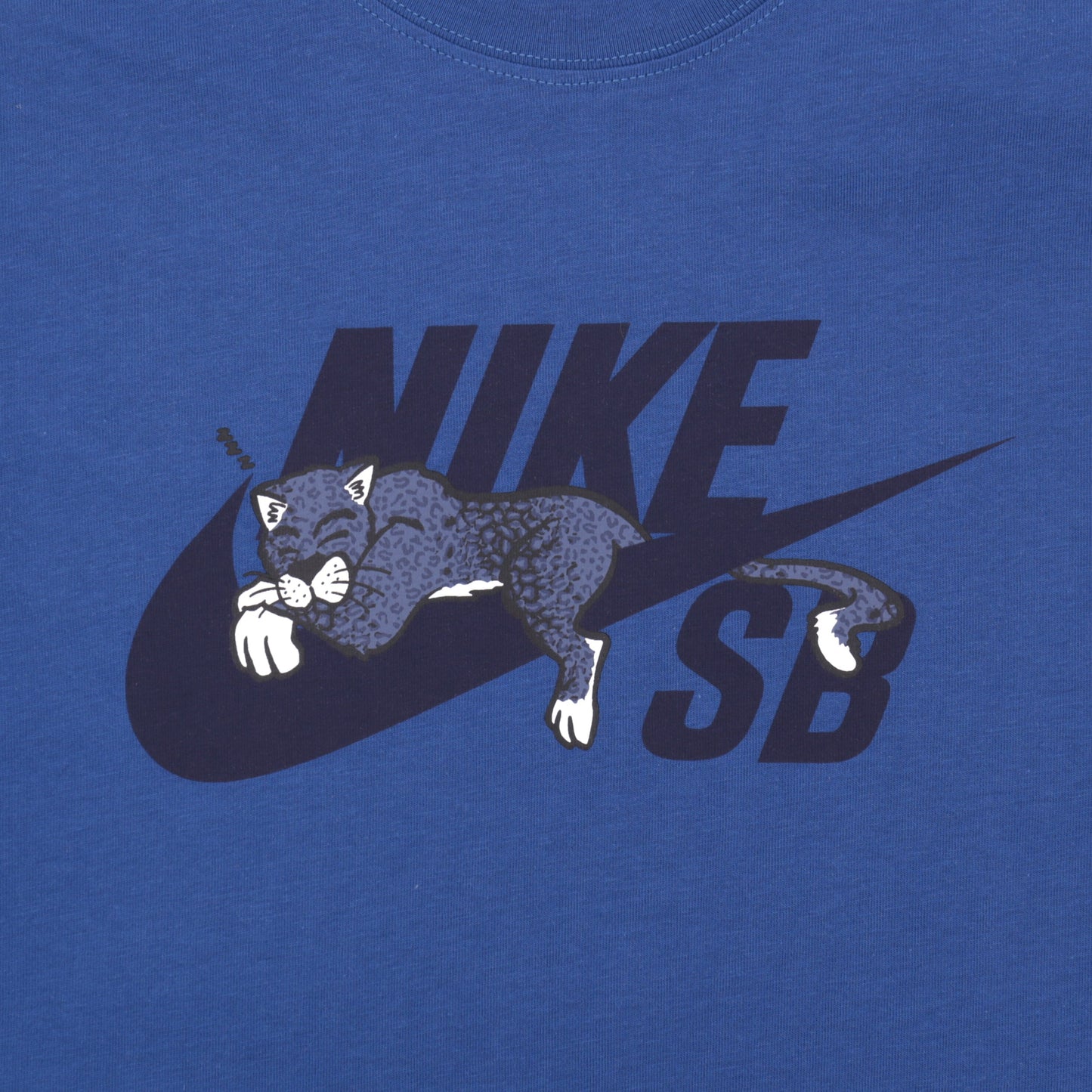 Nike SB Leopard T-Shirt Court Blue