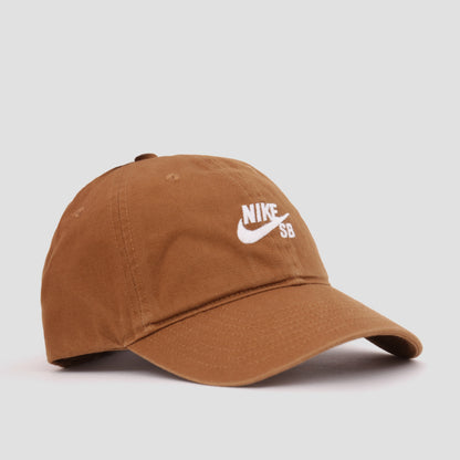 Nike SB Club Unstructured Skate Cap Light British Tan / White