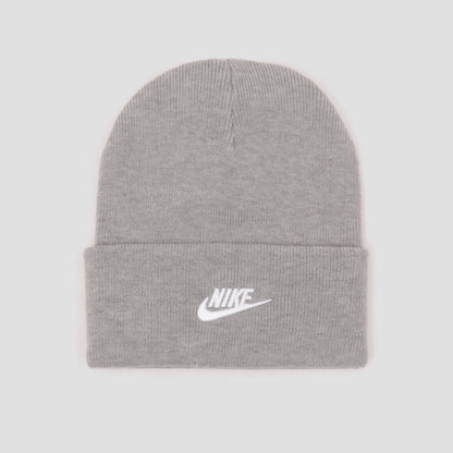 Nike Peak Futura Beanie Dark Grey Heather / White