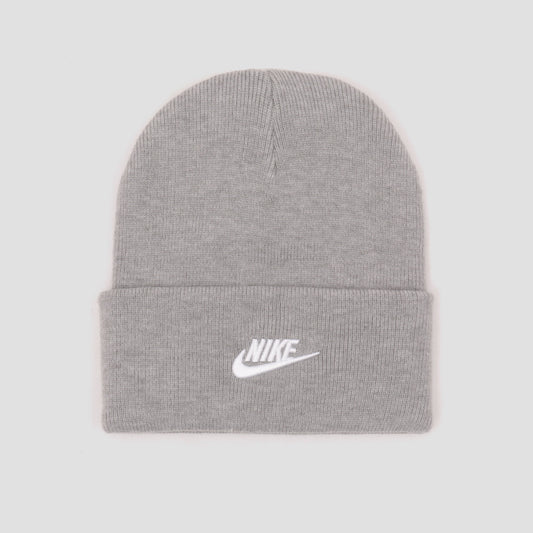 Nike Peak Futura Beanie Dark Grey Heather / White