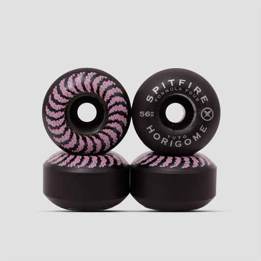 Spitfire 56mm 99a Formula Four Yuto Cherry Blossom Classic Skateboard Wheels Black