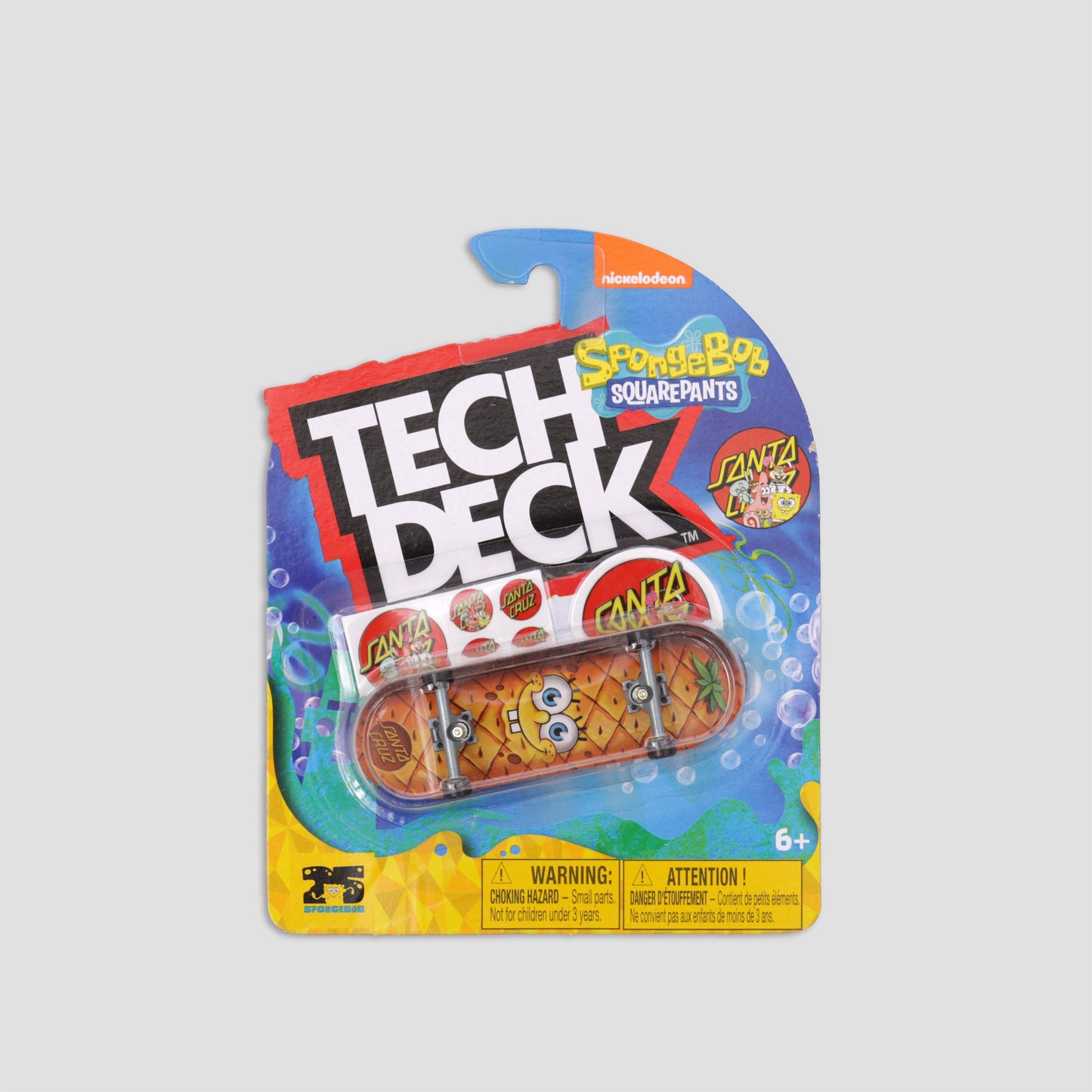 Tech Deck 96mm Santa Cruz x Spongebob Fingerboard Pineapple Face