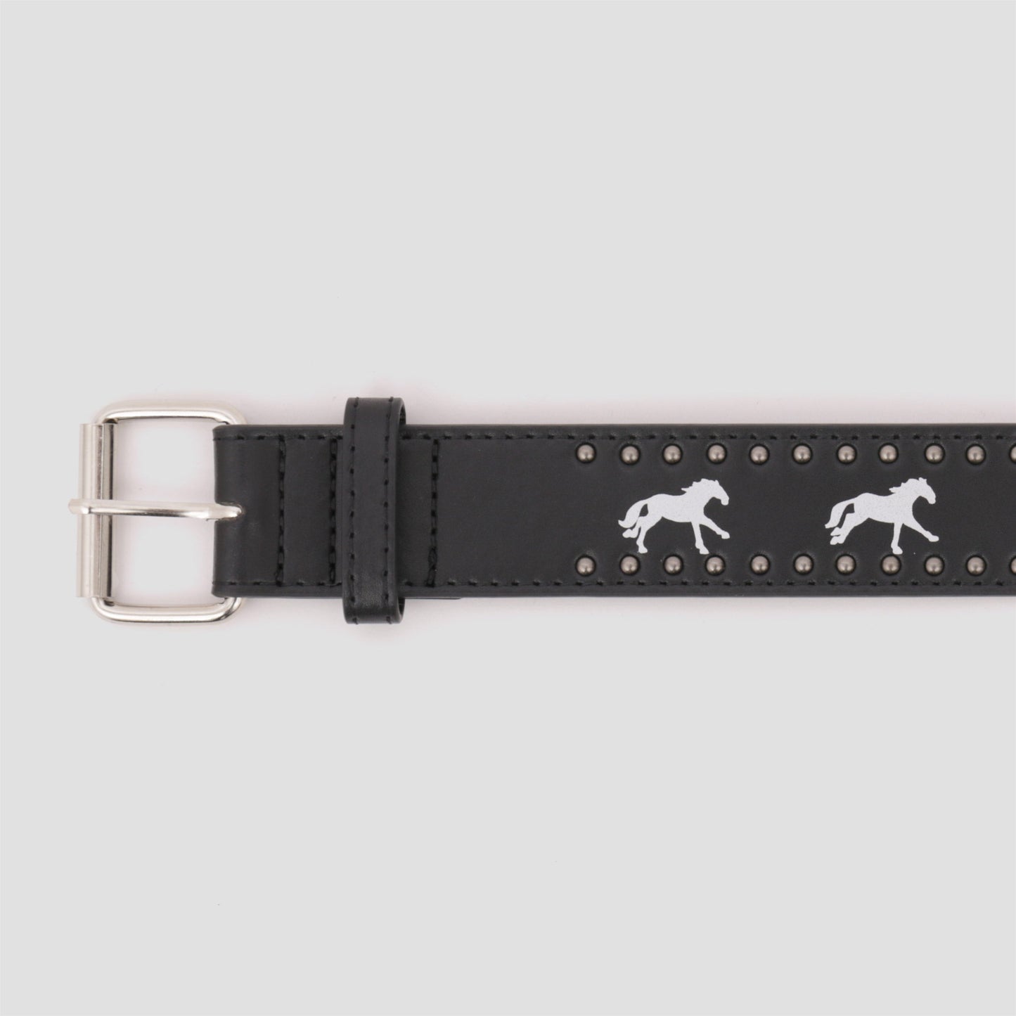 Loosey Silver Stallion Rivet Belt Black