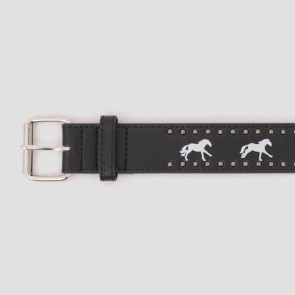 Loosey Silver Stallion Rivet Belt Black